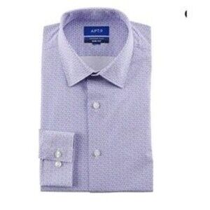 Men's Apt. 9 Premier Flex Button Down Collared Dress Shirt - NEW